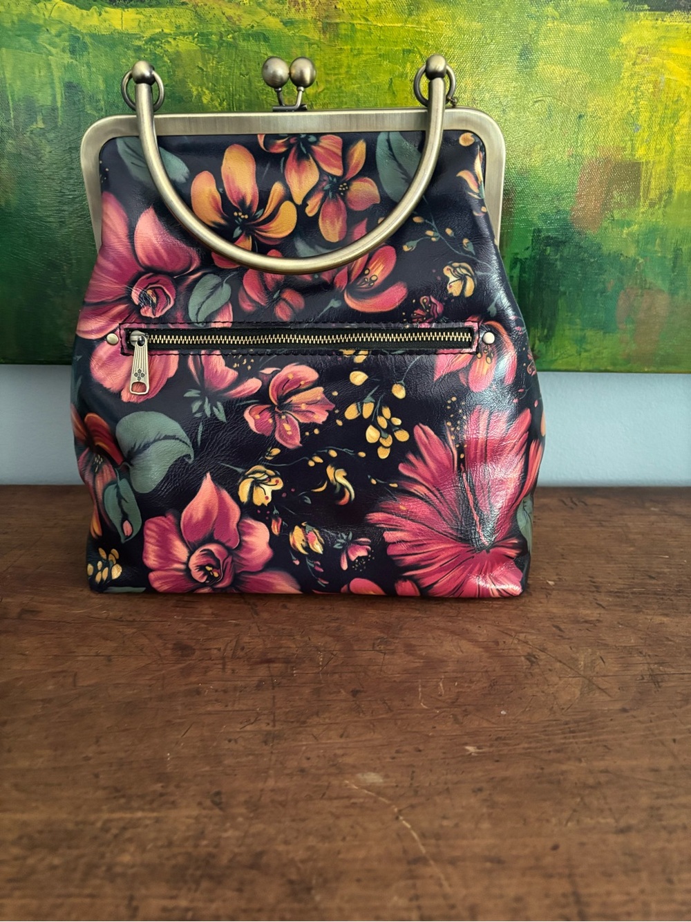 Patricia Nash 10th Anniversary Novella Frame Bag - Tropical Escape 🌸 Rare! - Picture 3 of 14